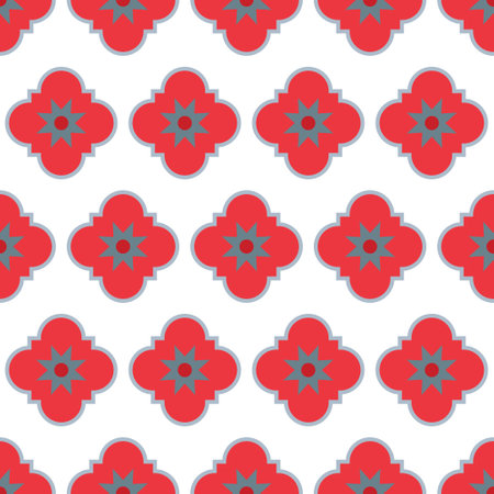 Geometric background in scandinavian style.のイラスト素材