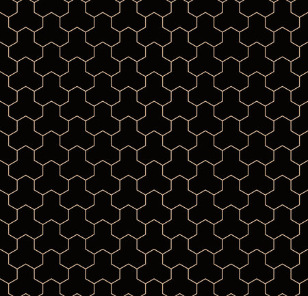 The geometric seamless pattern with lines.のイラスト素材