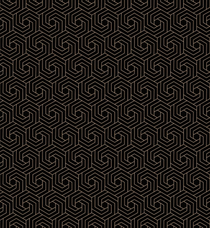 The geometric seamless pattern with lines.のイラスト素材