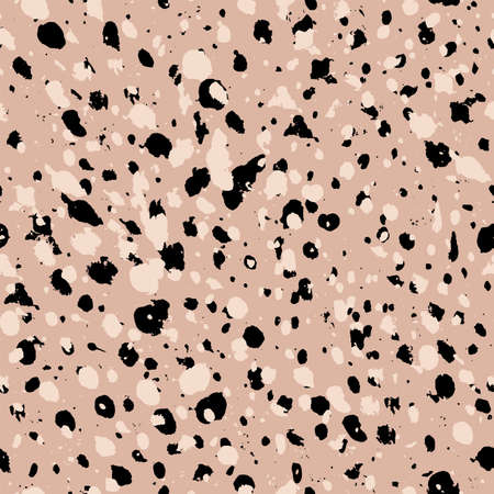 Seamless pattern with abstract spots. Vector illustration. Used in packaging design, Wallpaper, print for fabricsのイラスト素材