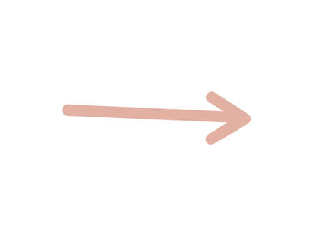 Isolated vector element. An abstract arrow indicates the direction. Color image on a white...