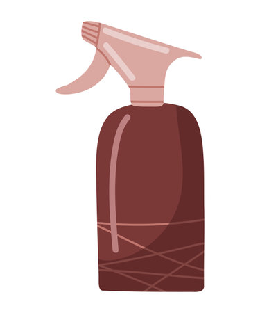Vector isolated element. Houseplant. spray gun. gardening. Color image on a white background. The print is used for packaging design.のイラスト素材