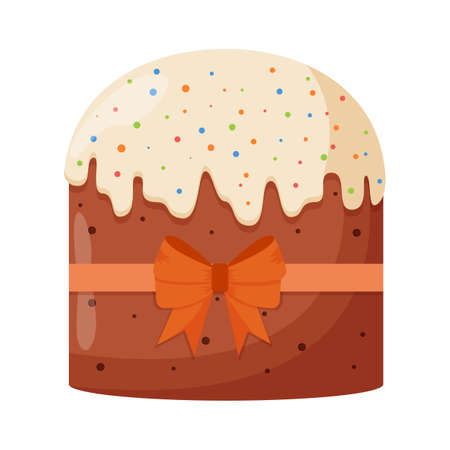 Easter cake. Easter concept. Happy Easter banners, greeting cards, posters, holiday covers.のイラスト素材