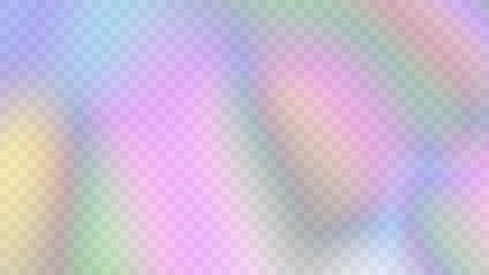Modern blurred gradient background in trendy retro 90s, 00s style. Y2K aesthetic. Rainbow light prism effect. Hologram reflection. Poster template for social media posts, digital marketing, sales promotionのイラスト素材