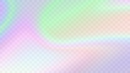 Modern blurred gradient background in trendy retro 90s, 00s style. Y2K aesthetic. Rainbow light prism effect. Hologram reflection. Poster template for social media posts, digital marketing, sales promotionのイラスト素材