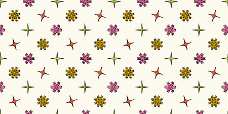 Abstract graphic elements seamless pattern. Minimalist figures in trendy bauhaus memphis style....