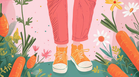 Happy easter banner background.の素材