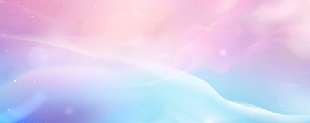 Dreamy Pastel Abstract Background with Soft Gradients and Gentle Light Effectsの素材