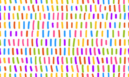 Colorful small dash background. Vector seamless pattern with spots textureのイラスト素材