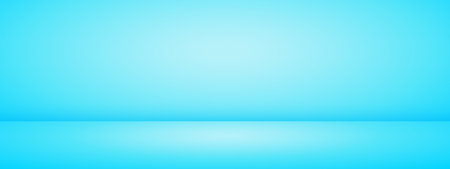 Turquoise studio room. Limbo light background. Abstract 3d bg with empty space for advertising text. Vector mockup illustrationのイラスト素材