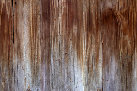 Weathered rustic wood background from old planks.の写真素材