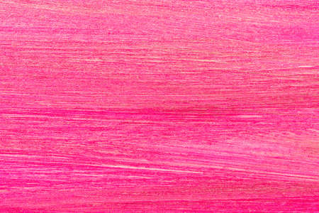 Pink shiny background with acrylic paint. Abstract layout for the design. Bright background brushstrokes. Handmade author's work.の写真素材