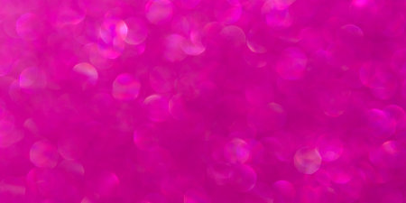 Abstract pink magenta background with unfocused bokeh. Fashionable bright shiny color of femininity, beauty. Festive pure pink layout of a postcard, a New Year banner. Valentine's Day backgroundの写真素材