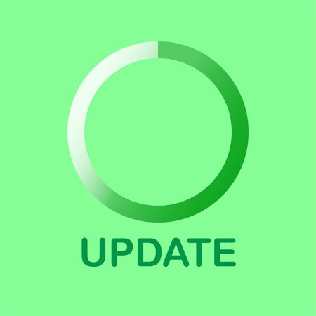 Update icon - vector icon, vector illustrationのイラスト素材