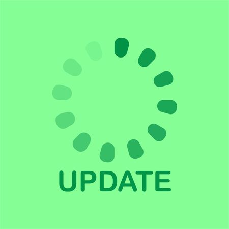 Update icon - vector icon, vector illustration