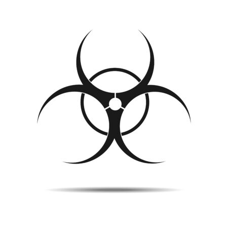 hazard icon dangerous symbol - biohazard symbol symbol - danger signのイラスト素材