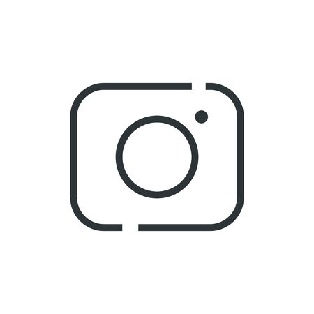 Photo camera icon - Vector illustrationのイラスト素材