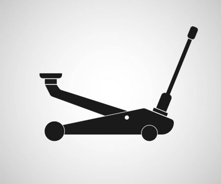 Car jack icon - vector illustrationのイラスト素材