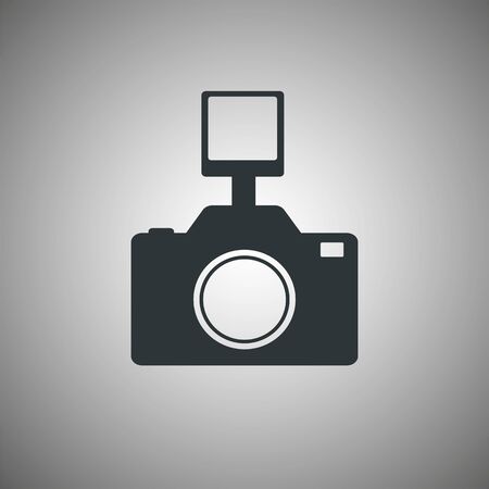 Camera Icon in trendy flat style - vector illustrationのイラスト素材