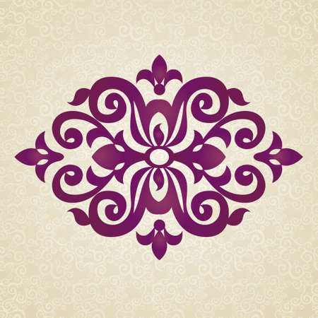 Vector baroque ornament in Victorian style. Ornate element for design. Toolkit for designer. It can be used for decorating of invitations, greeting cards, decoration for bags and clothes.のイラスト素材