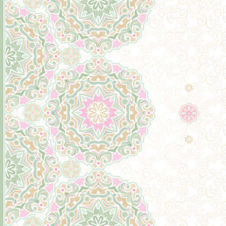 seamless border in Eastern styleのイラスト素材