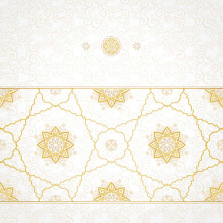 seamless border in Eastern styleのイラスト素材