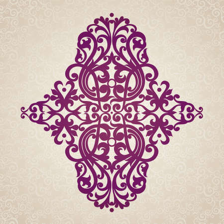 Vector baroque ornament in Victorian style. Ornate element for design. Toolkit for designer. It can be used for decorating of wedding invitations, greeting cards, decoration for bags and clothes.のイラスト素材
