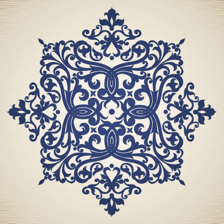 Vector baroque ornament in Victorian style. Ornate element for design. Toolkit for designer. It can be used for decorating of wedding invitations, greeting cards, decoration for bags and clothes.のイラスト素材