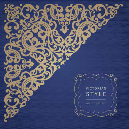 Vector baroque ornament in Victorian style. Ornate element for design. Toolkit for designer. It can be used for decorating of wedding invitations, greeting cards, decoration for bags and clothes.のイラスト素材