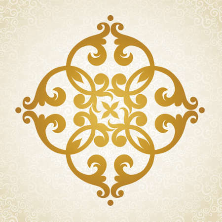 Vector baroque ornament in Victorian style. Ornate element for design. Toolkit for designer. It can be used for decorating of wedding invitations, greeting cards, decoration for bags and clothes.のイラスト素材