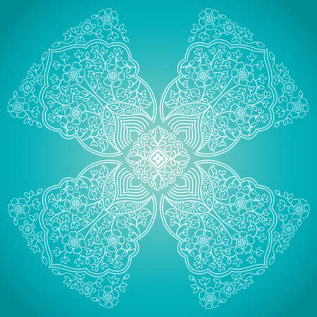 Ornamental lace pattern. Floral background with many details. It can be used for decorating of wedding invitations, greeting cards, decoration for bags and clothes.のイラスト素材