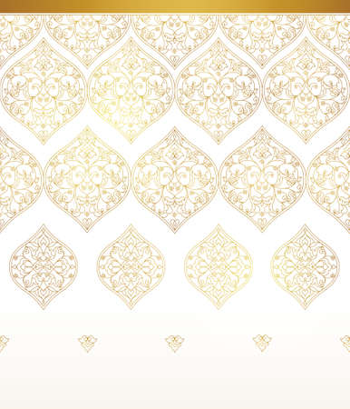 Vintage decor, ornate border, vignettes for design template.のイラスト素材