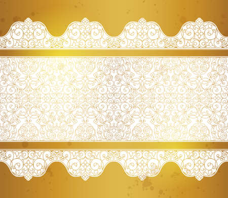 Vintage decor, ornate border, vignettes for design template.のイラスト素材