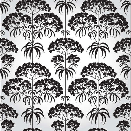 Traditional floral pattern in retro style. Ornamental wallpaper. Background in Victorian style. It can be used for wallpaper, pattern fills, web page background, surface textures, classic fabric.のイラスト素材
