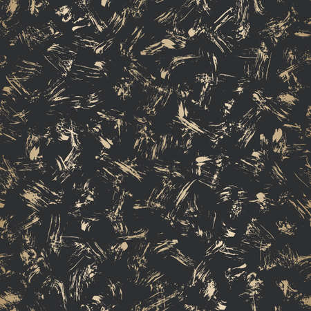 Elegant Gold Foil Festive Hand-Drawn Brush Strokes Texture Vector Seamless Patternのイラスト素材