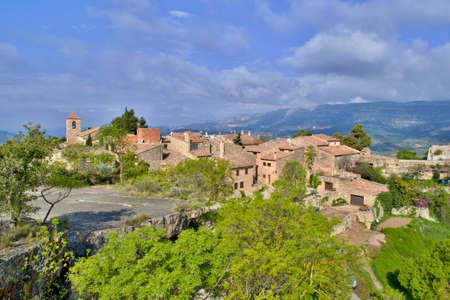Panoramic view of the old town of San Gimignano, Tuscany, Italyの写真素材