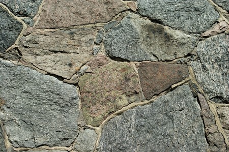 medieval stone wallの写真素材