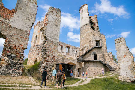 Ruins of gothic fortress and renaissance castle Zviretice, Bakov nad Jizerou, Central Bohemian Region, Czech Republic. July 18, 2020のeditorial素材