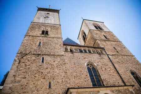 The Church of St. James the Greater, early gothic, Jihlava, Czech Republic. July 05, 2020のeditorial素材