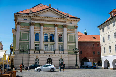 Baroque Estates Theater, Old Town, Prague, Czech Republic, July 14, 2020