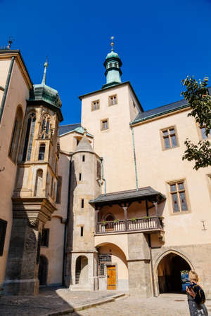 The Italian Courtyard, Vlassky dvur, Kutna Hora, Central Bohemian Region, Czech Republic, August 8, 2020のeditorial素材