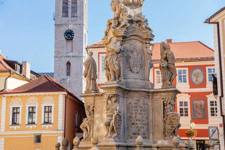 The Plague Column of the Virgin Mary Immaculate, Kutna Hora, Central Bohemian Region, Czech...