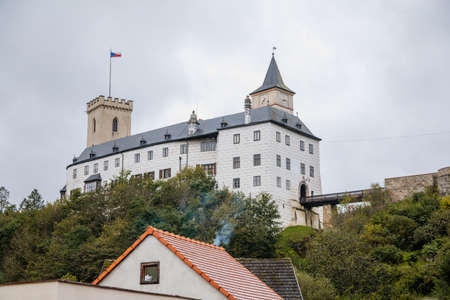 Medieval castle Rozmberk nad Vltavou, South Bohemia, Czech Republic, September 26, 2020のeditorial素材