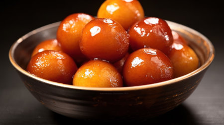 Indian Traditional Sweet Food Gulab Jamun Also Know as Gulab Jamunの素材