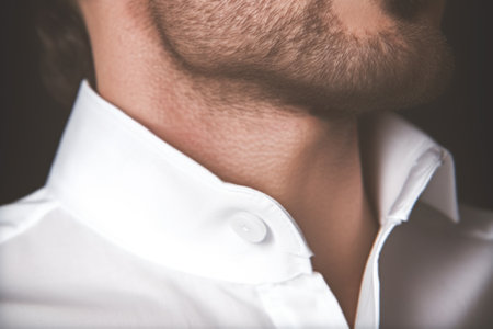 Close-Up of a Man's Elegant Formal Attire.の素材