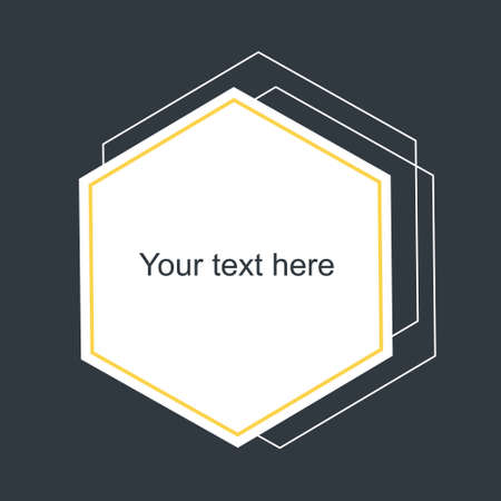 Vector social media template bright colors with empty place for text.のイラスト素材