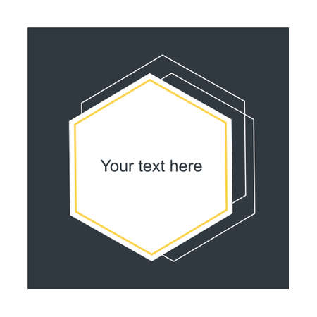 Vector social media template bright colors with empty place for text.のイラスト素材