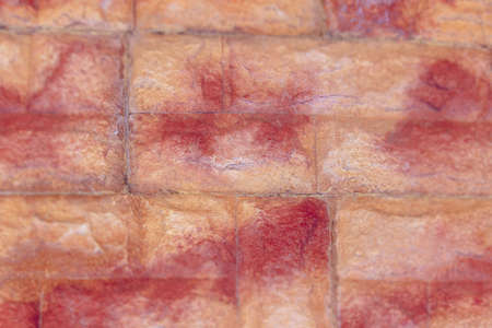 Brick texture for a designer. Blurred, blurry, defocused. large, rectangle, solid, space, textured