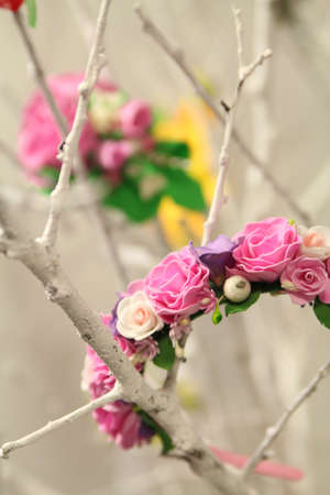 wreath of artifitialの写真素材