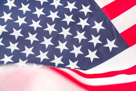 American flag. Flag of the united states of America. July 4th Independence Day. USA patriotism national holiday. Usa proud. Freedom conceptの写真素材